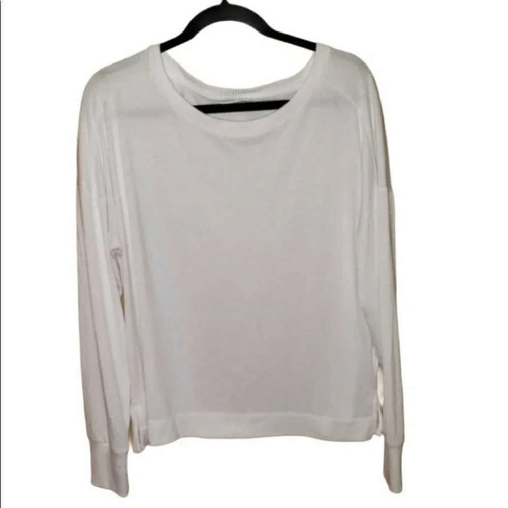 Gap casual white long‎ sleeve top
